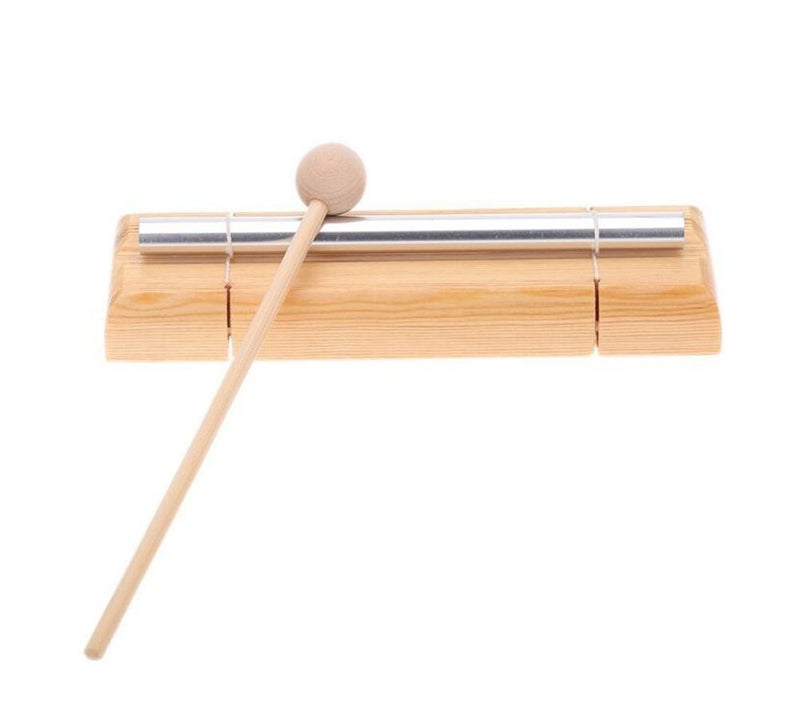 Elandy 2 Pairs 20cm/7.8'' Length Round Head Musical Instruments Wood Mallets Percussion Sticks Hammer for Energy Chime Xylophone Wood Block and Bells (Diameter 2cm/1'') - Image 3